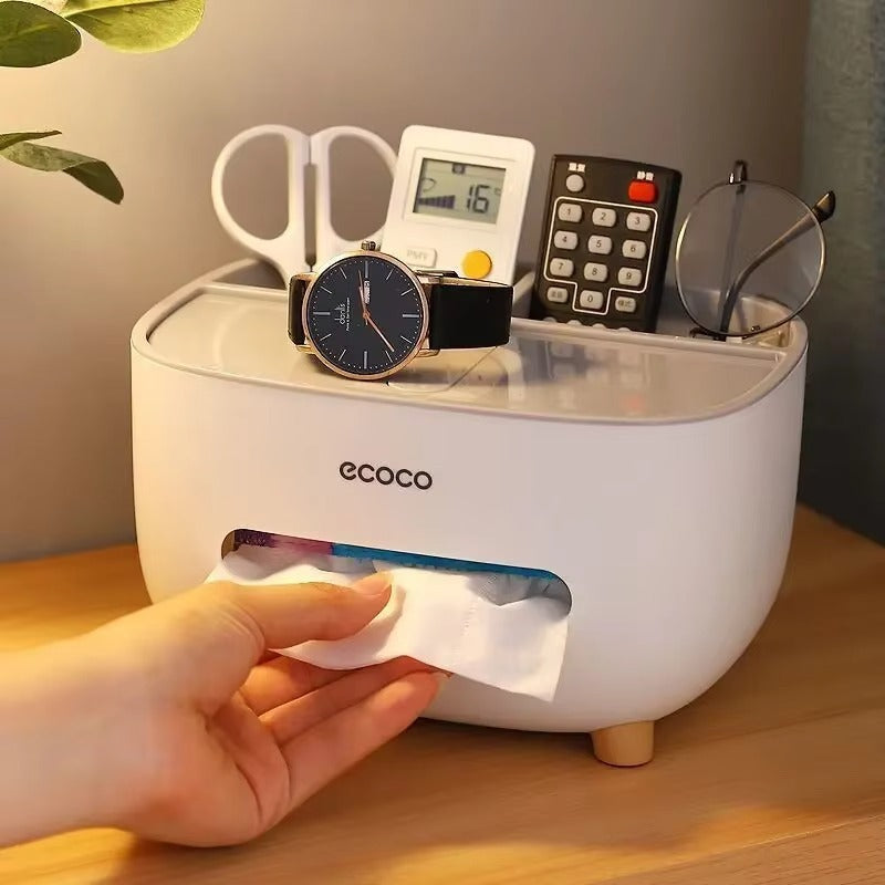 Stylish Ecoco Tissue Box Holder – Modern Organizer for Home & Office