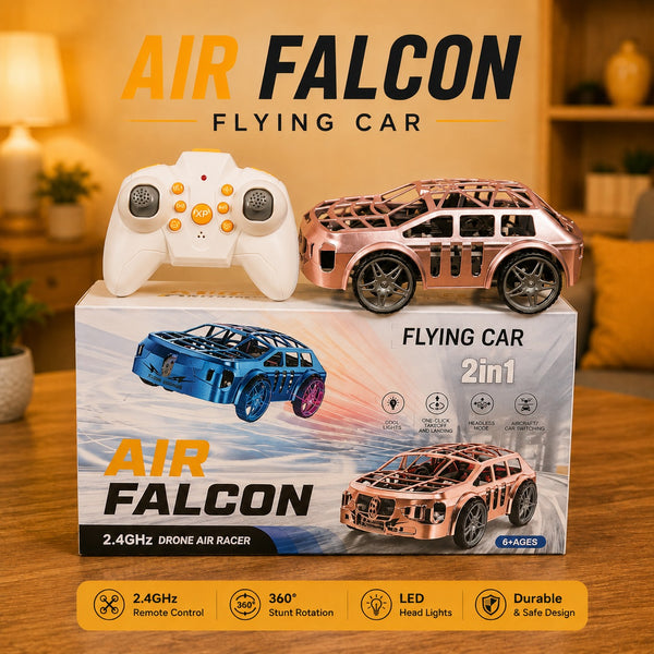 2-in-1 Flying RC Stunt Car for Kids