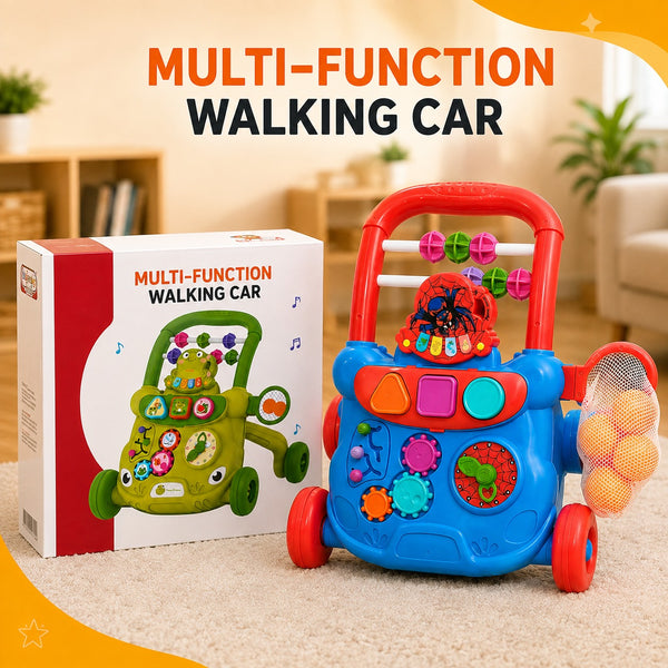 Multi-Function Baby Activity Walker with Musical Piano & Learning Toys
