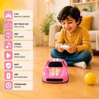 Magic Induction RC Car – 2.4GHz Line Following Toy for Kids