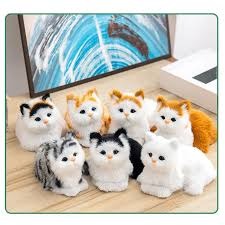 Interactive Meowing Cat Toy – Cute & Fun for Kids