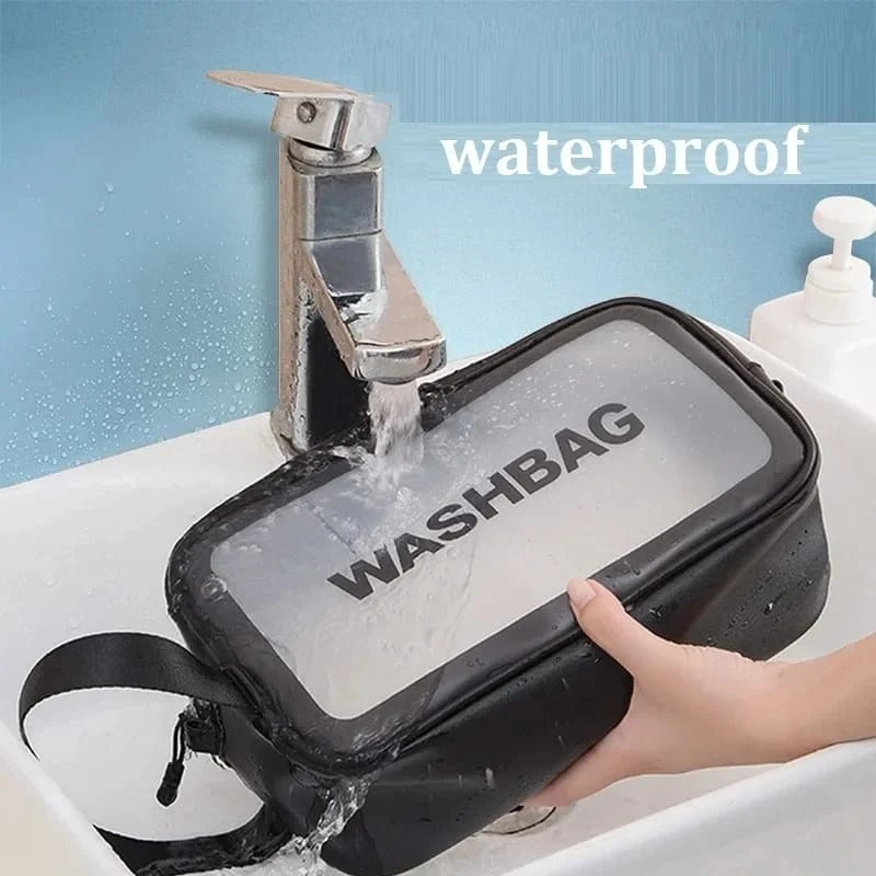 Black Waterproof Travel Toiletry Bag