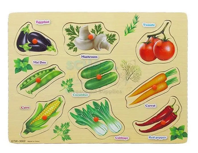 Educational Wooden Puzzle Board for Kids