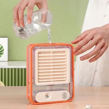 Transparent Spray Light Fan