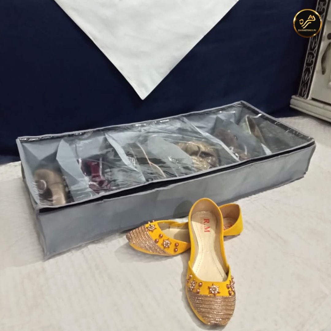 Dustproof Non Woven Foldable Underbed Shoe Organizer INVOICE PAY
