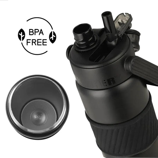 Premium Leak-Proof Sports Water Bottle with Straw | Gym & Travel Hydration Bottle