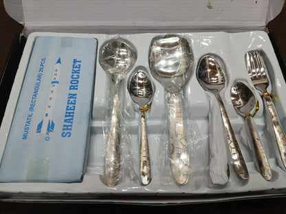 Shaheen Rocket Stainless Steel Cutlery Set – 29 Pieces