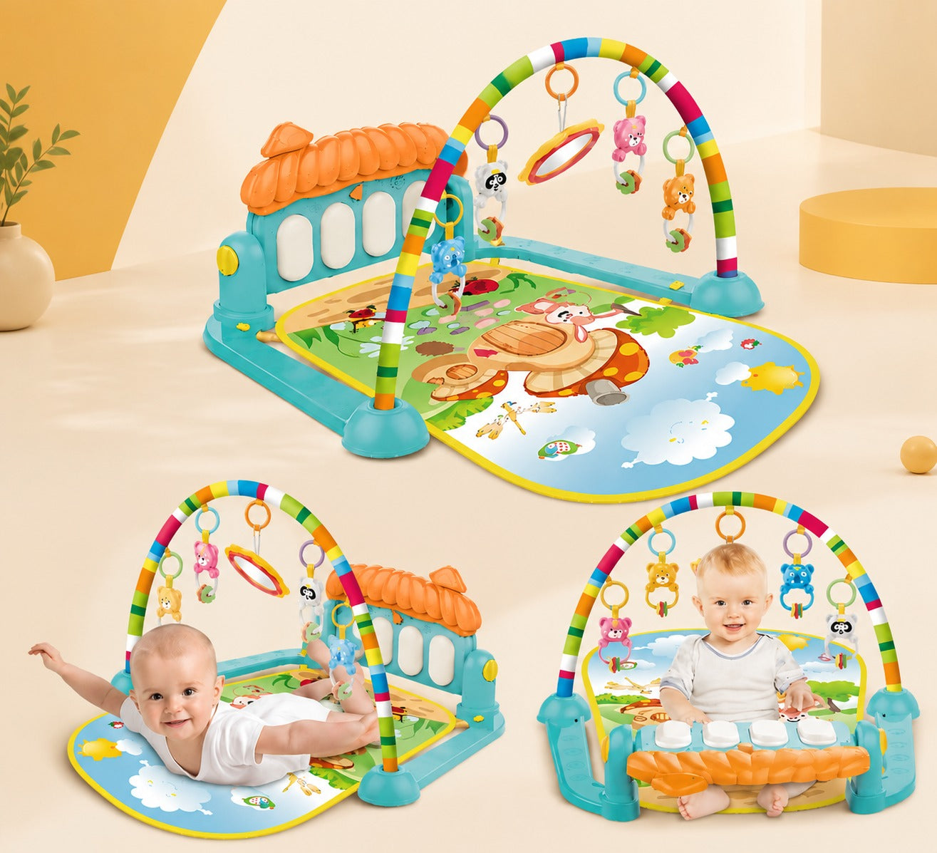 Baby Musical Activity Play Gym Mat