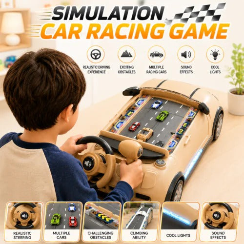 Racing Car Simulator Toy with Lights & Sounds