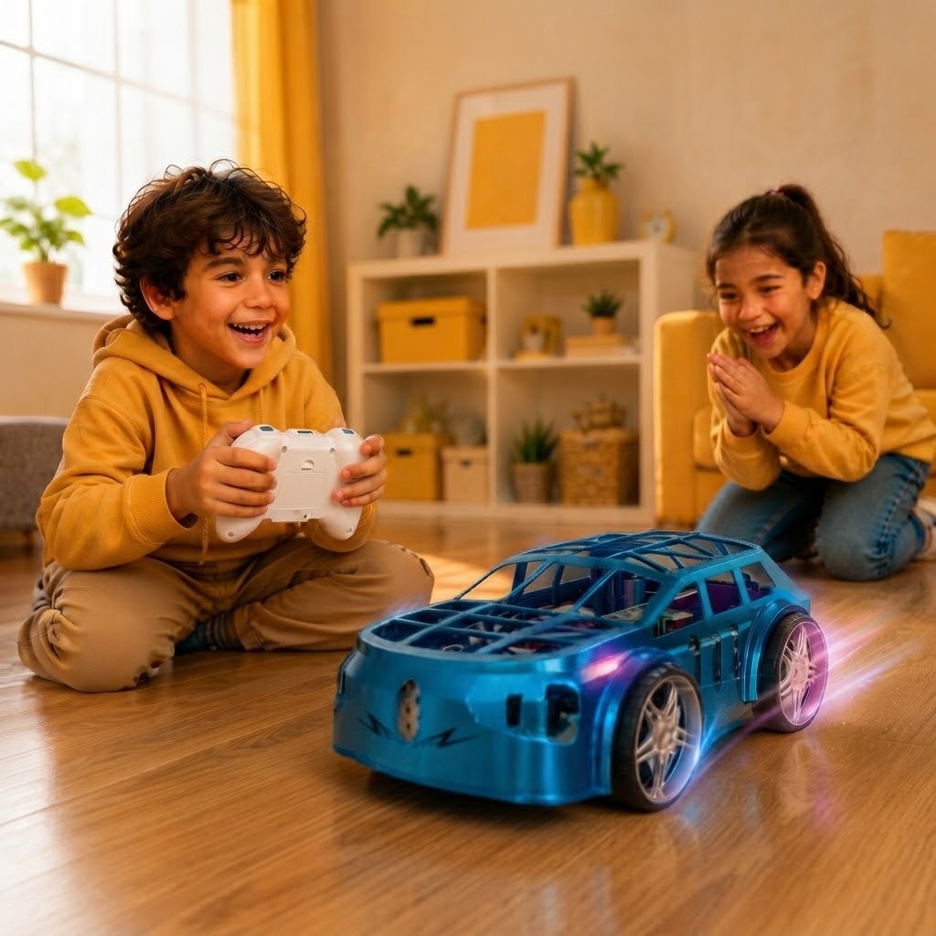 2-in-1 Flying RC Stunt Car for Kids