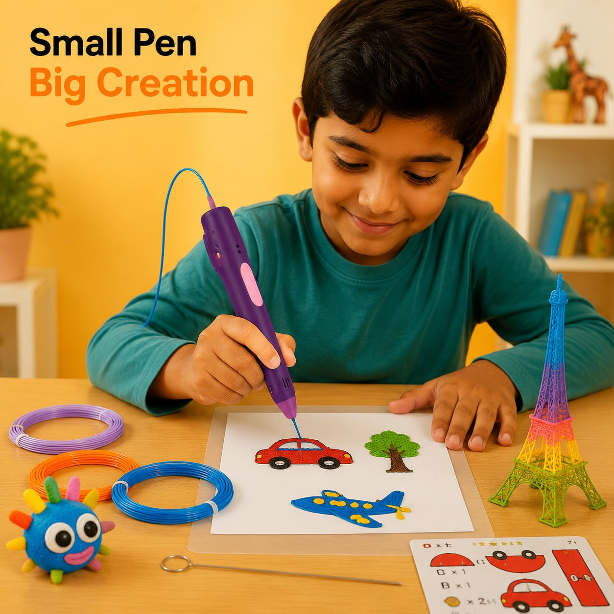 3D Drawing Pen for Kids | Creative 3D Art Pen