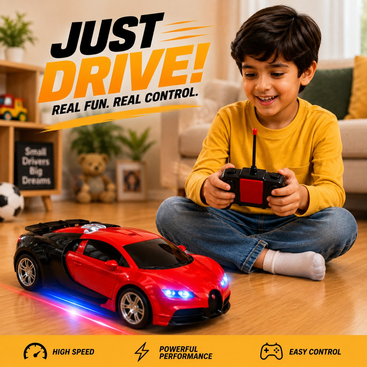 RC Transforming Robot Car 1:18 | Remote Control Deformation Car