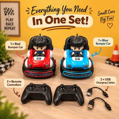 Remote Control Bumper Car Toy for Kids | 2 Player Electric Racing Car