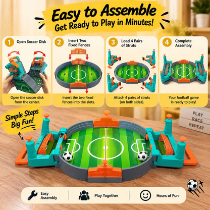 2 Player Tabletop Football Game for Kids – Mini Soccer Board Toy
