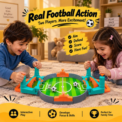 2 Player Tabletop Football Game for Kids – Mini Soccer Board Toy