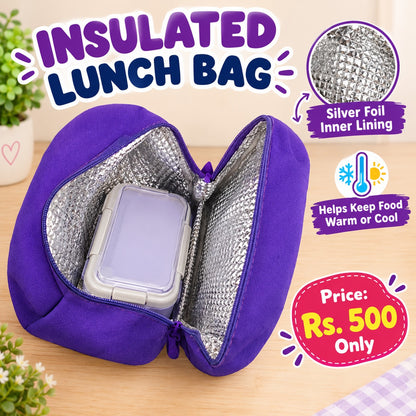 Kids Insulated Lunch Box Bag – Multiple Colors Available