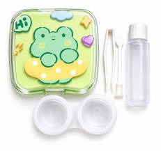 Cute Contact Lens Case Kit with Mirror & Accessories