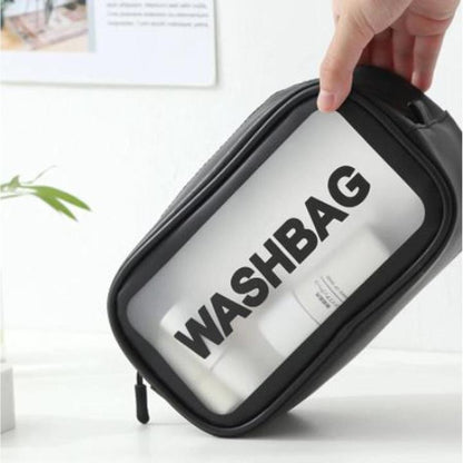 Black Waterproof Travel Toiletry Bag