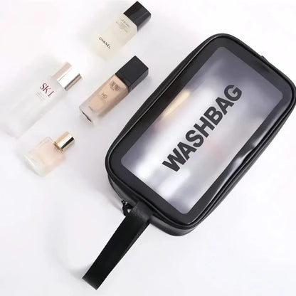 Black Waterproof Travel Toiletry Bag