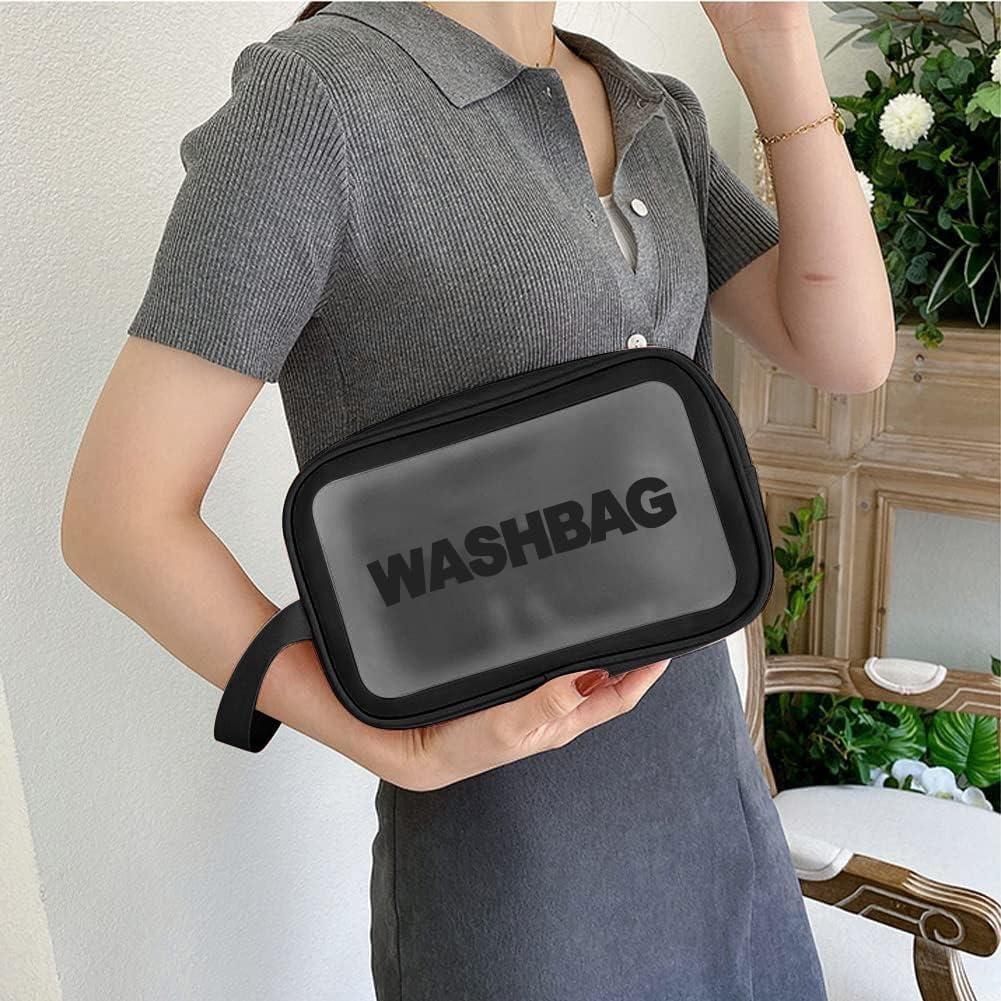 Black Waterproof Travel Toiletry Bag