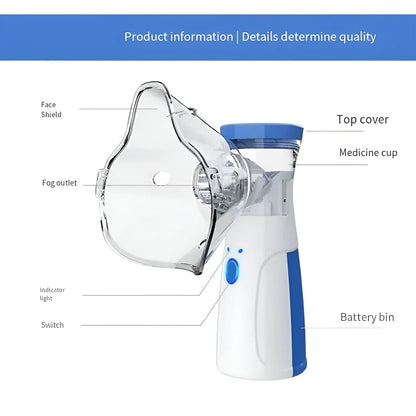 JSL-W302 Portable Ultrasonic Mesh Nebulizer