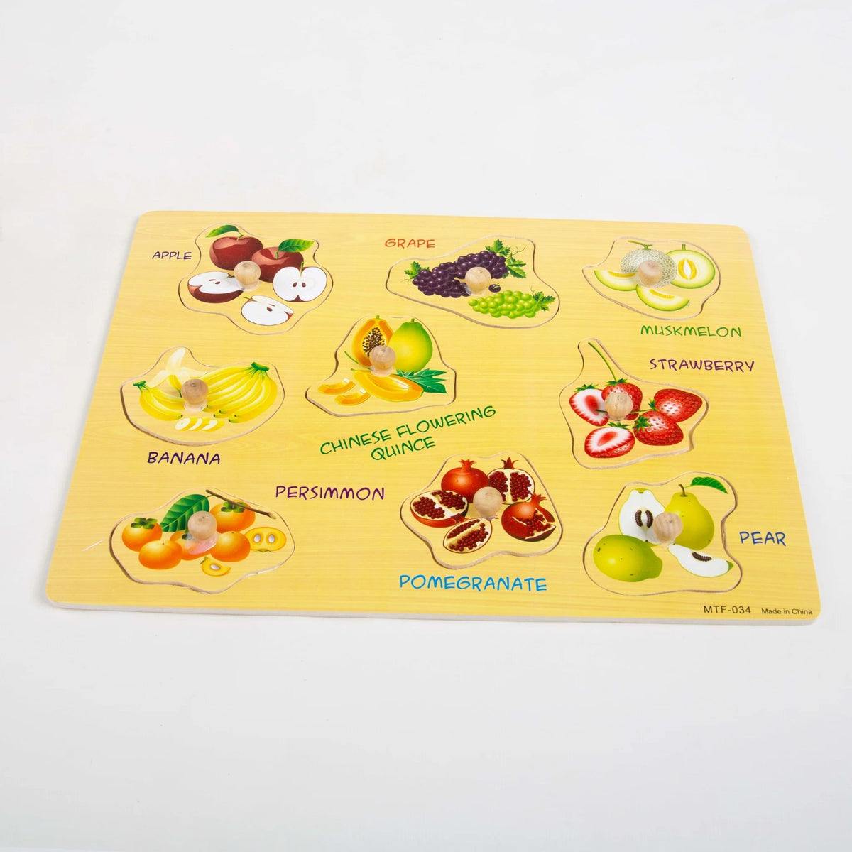 Educational Wooden Puzzle Board for Kids