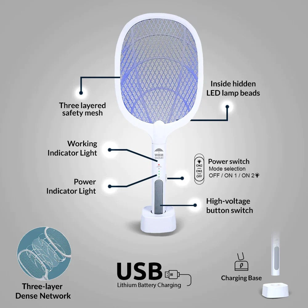 Sky Bird Dual-Use Electric Mosquito Swatter SB-3332