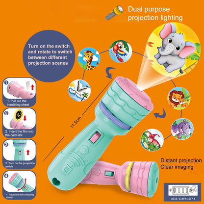 Kids Slide Projector Flashlight Toy