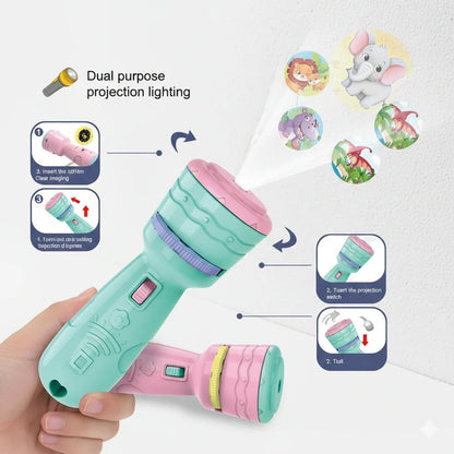 Kids Slide Projector Flashlight Toy