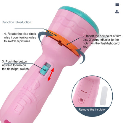 Kids Slide Projector Flashlight Toy