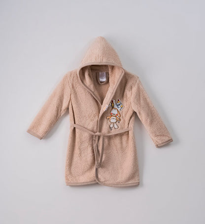 Hooded Baby Bathrobe | Random Colours & Designs