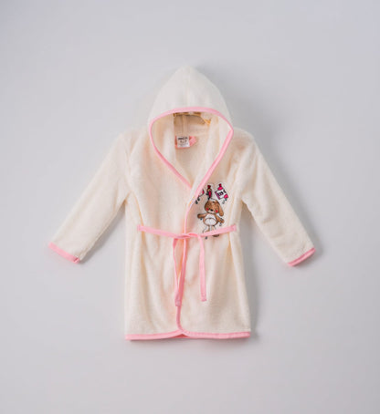 Hooded Baby Bathrobe | Random Colours & Designs