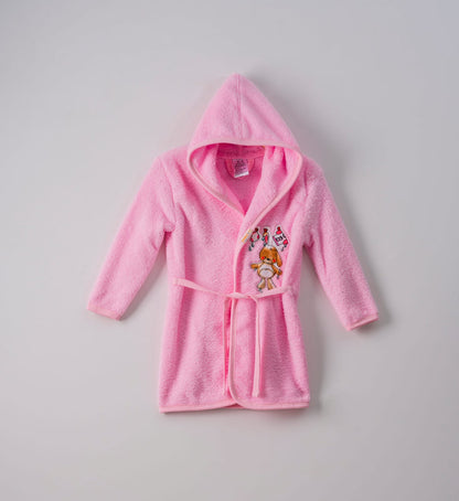 Hooded Baby Bathrobe | Random Colours & Designs