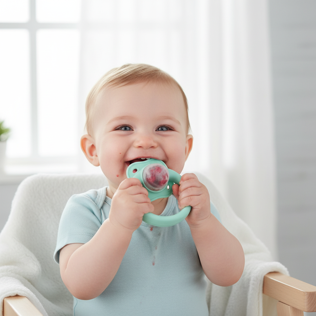 Silicone plastic Baby Pacifier Baby Fruit Nipple