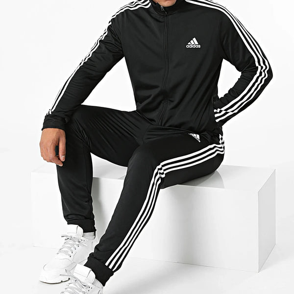 Adidas Tracksuit Mens Premium Bottoms Zip Jacket Black Trousers INVOICE PAY
