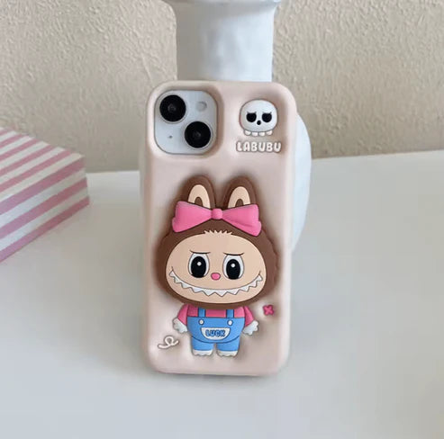 😍 Labubu - 3D Cartoon Silicone iPhone Case 🤩