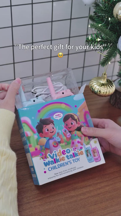 Kids Video Walkie Talkie Set | Rechargeable Two Way Toy for Children