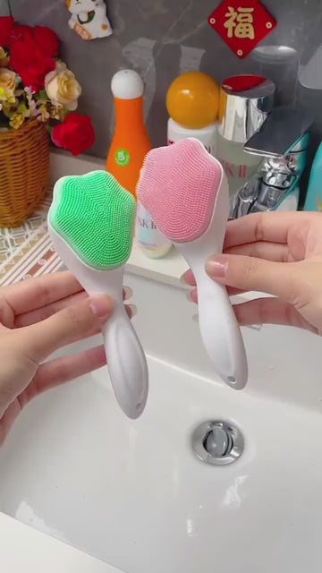 Cute Cat Claw Silicone Face Scrubber – Gentle, Effective Skincare Tool for Deep Cleansing & Exfoliation