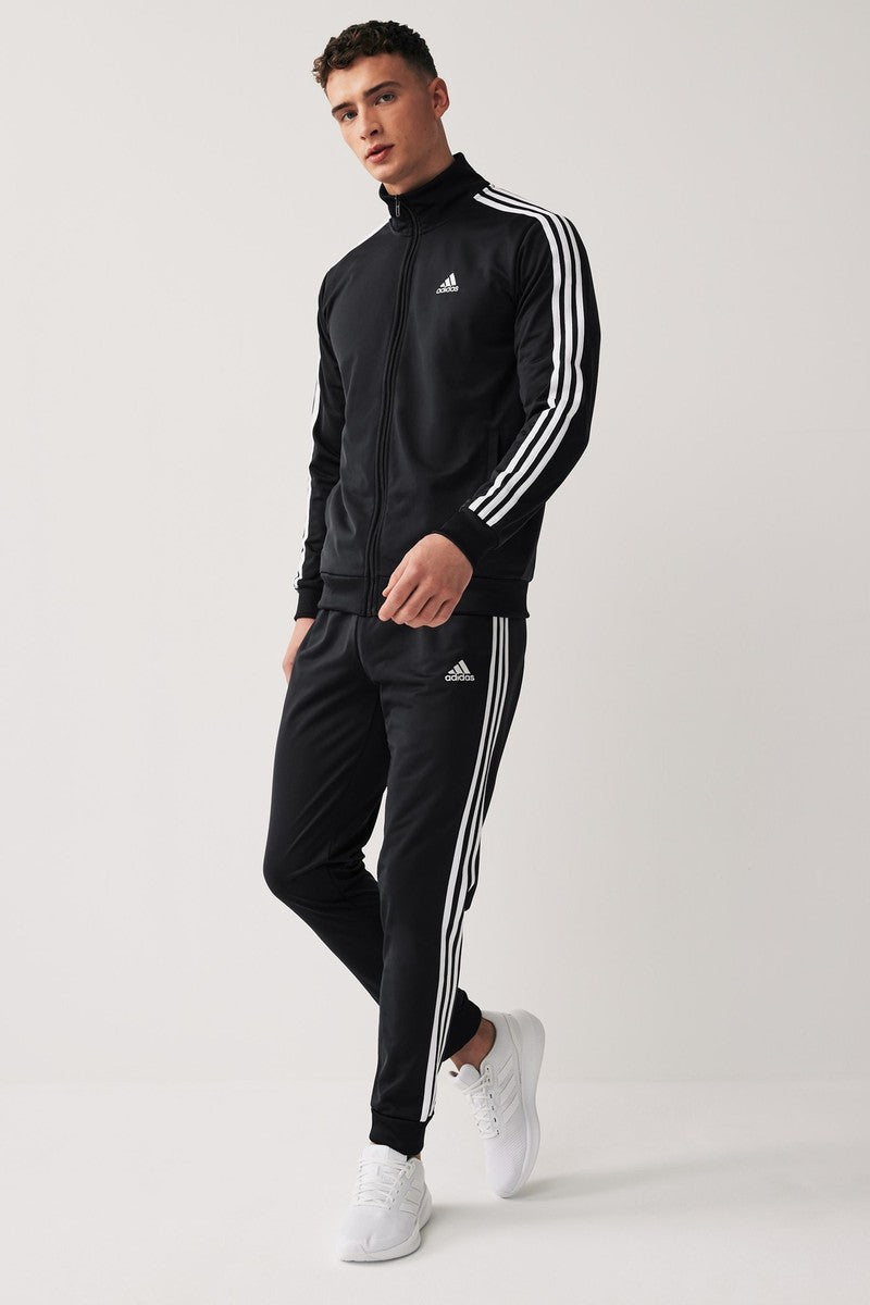 Adidas Tracksuit Mens Premium Bottoms Zip Jacket Black Trousers INVOICE PAY